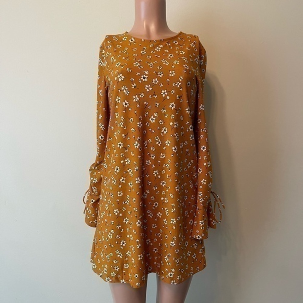 Mango Flower Printed Dress